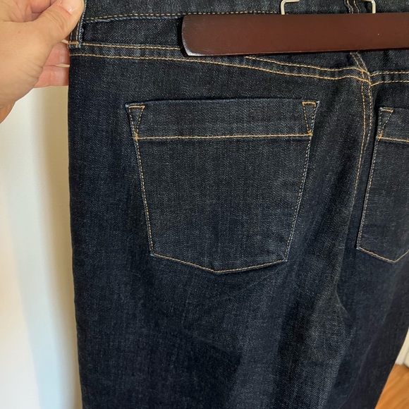 J. Crew wide leg dark denim jeans size 8 - Picture 4 of 7